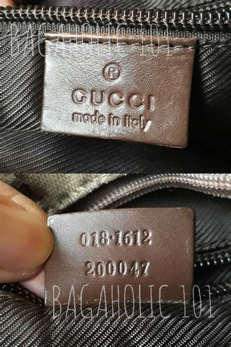 fake gucci serial njmbers|gucci bags without serial number.